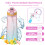 Fychuo Water Bottle 700ml BPA Free Drinking Bottles with 10 Random Flavour 3