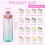Fychuo Water Bottle 700ml BPA Free Drinking Bottles with 10 Random Flavour 2