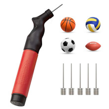 Active 100 Ball Pump with 5 Needles - Quick Push & Pull Inflating System, Compact & Lightweight, Perfect Sports Ball Pump for Football, Basketball, V