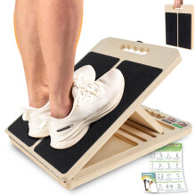Slant Board, Adjustable Portable Wooden Stretch Mobility Board for