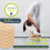 Slant Board, Adjustable Portable Wooden Stretch Mobility Board for 3