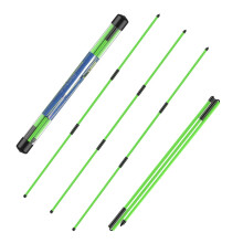 flintronic Golf Alignment Stick, 3PCS Golf Practice Training Aid, Collapsible Golf Practice Rods for Aiming, Putting, Full Swing, Posture Corrector,