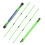 flintronic Golf Alignment Stick, 3PCS Golf Practice Training Aid, Collapsible Golf Practice Rods for Aiming, Putting, Full Swing, Posture Corrector, w 1