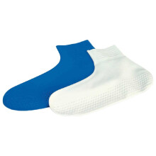 Zoggs Unisex Child Junior Latex Pool Socks - Assorted (White/Navy), One Size 10-13