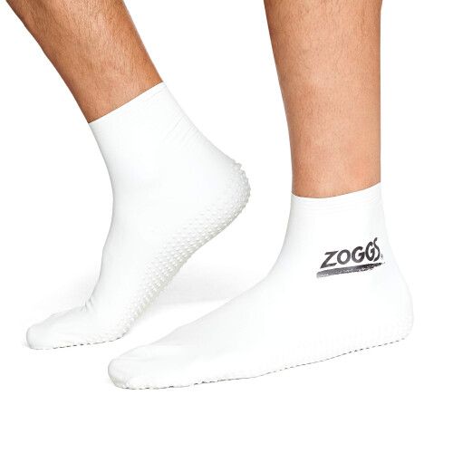 Zoggs Zoggs Unisex Child Junior Latex Pool Socks - Assorted (White/Navy), 1