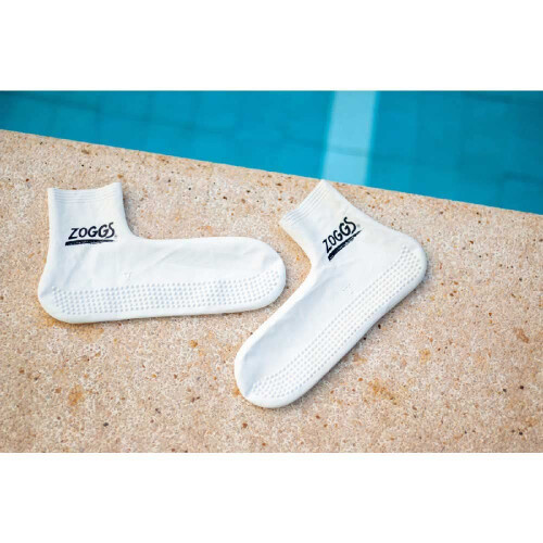 Zoggs Zoggs Latex Pool Socks 300737 - Assorted (White/navy), Medium 2