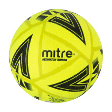 Mitre Ultimatch Indoor Football, Shape Retention, Ball, Yellow/Black,