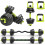 Strongway Adjustable 6 in 1 Dumbbell Straight and Curl Barbell 1