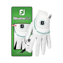 FootJoy WeatherSof Women's Golf Glovee, Left Hand (for Right Handed Golfer), Whi