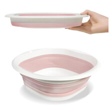 5L Collapsible Washing Up Bowl Folding Hand Wash Basin Plastic Water M