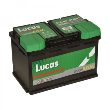 Lucas LF096 12V 70Ah 760CCA AGM VRLA Car Battery fits RENAULT 244100519R