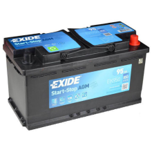 Exide EK950 12V 95AH 850A AGM VRLA 019 Battery Land Rover Jaguar Range Rover