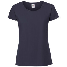 (XL, Deep Navy) Fruit of the Loom Womens/Ladies Iconic 190 T-Shirt