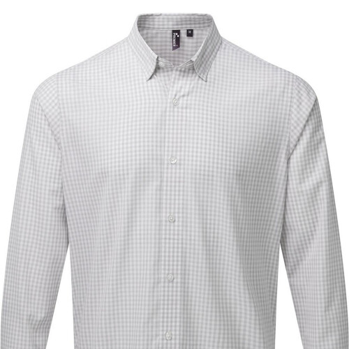 Premier Premier Mens Maxton Checked Long-Sleeved Shirt 1