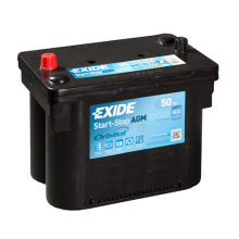 Exide EK508 12V 50Ah 800A AGM EXTRA HEAVY DUTY Stop Start Battery