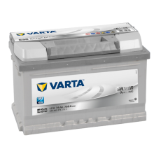 VARTA E38 Silver Dynamic 5744020753162 Car Van Battery TYPE 100 12V 74AH 750A