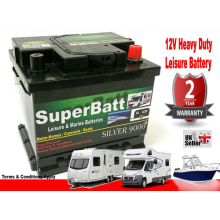 12V 50AH SuperBatt LH50 Leisure Battery Caravan Campervan Marine Boat