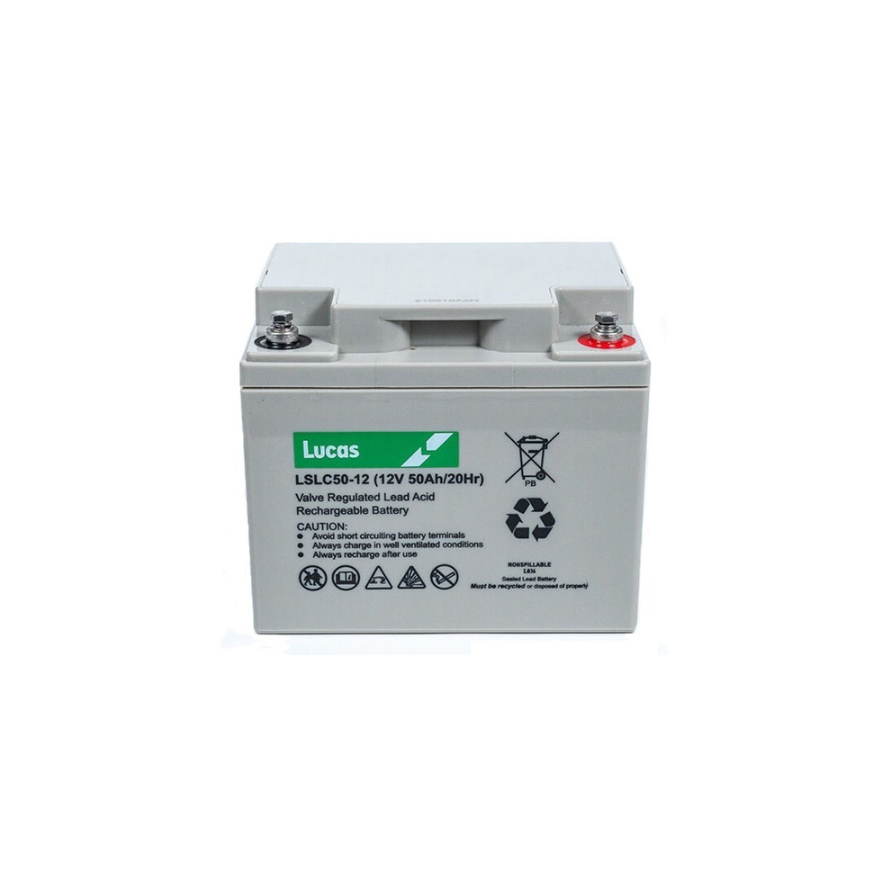 Lucas 12V 50Ah 38Ah 40Ah 42Ah 45Ah Vrla Agm Mobility Scooter Battery