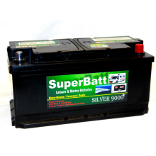 12V 100AH Leisure Marine Battery Low Height Low Profile SuperBatt LH100