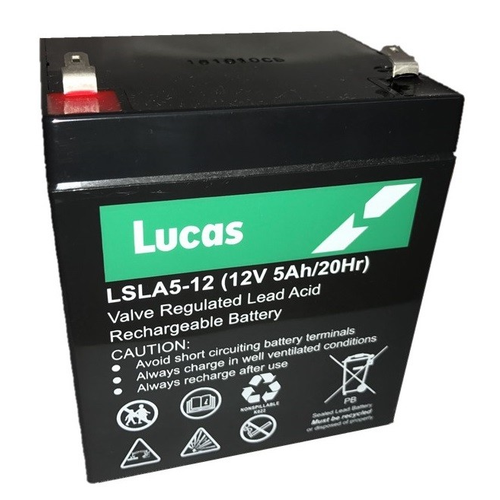 Lucas Lucas 12V 5AH Exide EP4512 Battery equiv