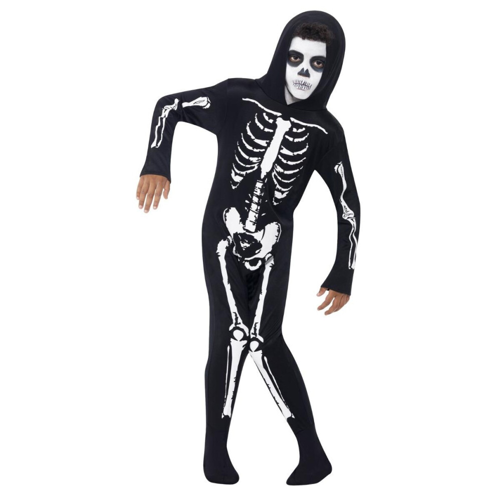 Photos - Fancy Dress Smiffys Childrens/Kids Costume(10-12 Years, Black/White)