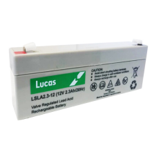 Lucas 12v 23Ah Fire Burglar Alarm Rechargeable Battery YUASA NP2112