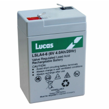 LUCAS RECHARGEABLE BATTERY 6V 4AH FOR ELECTRIC TOY CARS MODEL BOATS ALARMS