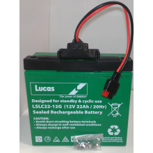 12V 22AH Lucas 18 Holes AGMGEL Golf Trolley Battery Powakaddy Connector TBAR