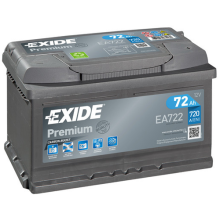 Exide EA722 TYPE 100 096 Car Battery 12V 72Ah 720A VW 4A0915105D CHECK SIZE