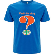 (XXL, Blue) Oasis Unisex Adult What's The Story Question Mark T-Shirt