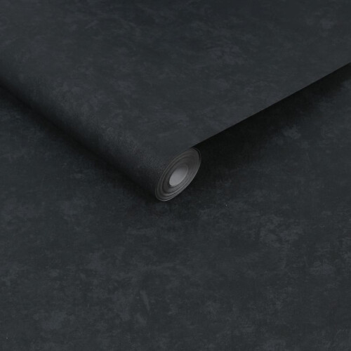 Superfresco Easy Superfresco Easy Black Textured Organics Plain Wallpaper 1
