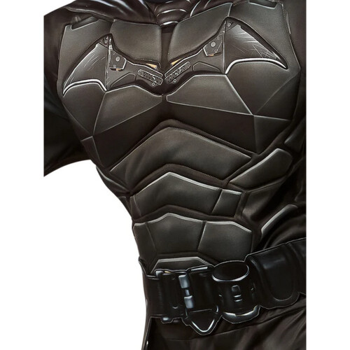 Batman (Standard, Black) Batman Mens Deluxe Costume 2