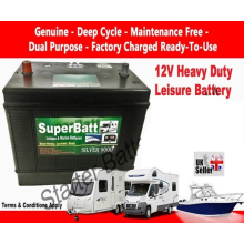 12V 120AH HD DC Leisure Battery SB VDC120 Motorhome Caravan Campervan Motormover