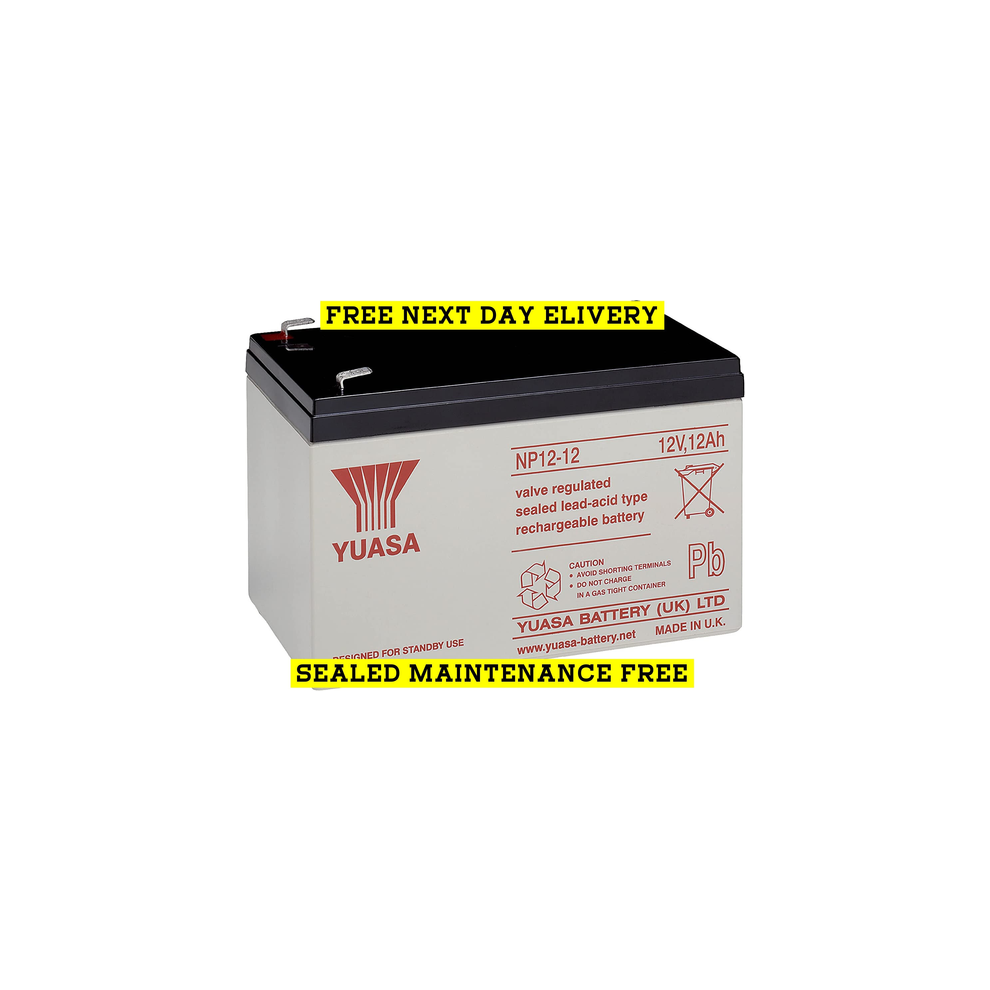 Yuasa Np1212 12V 12Ah 20Hr Vrla Lead Acid Agm Vrla Battery 19299044