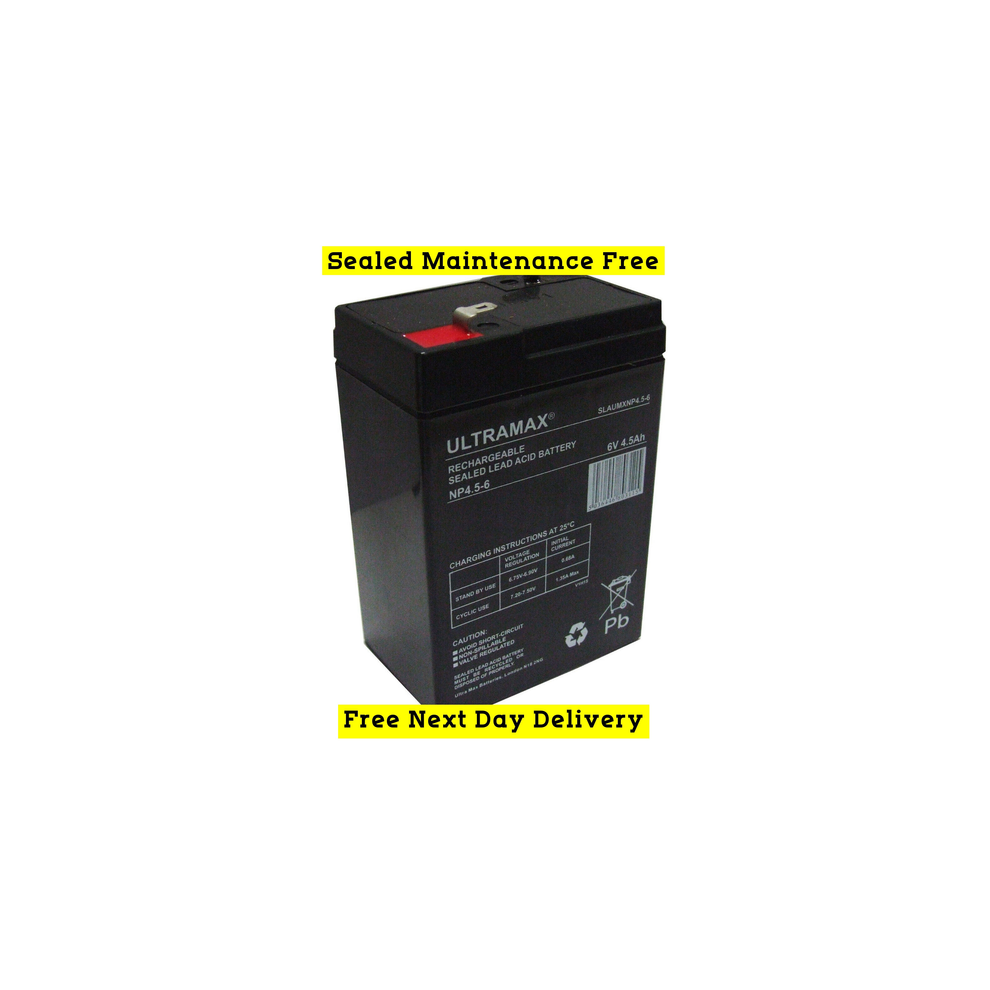 Outdo Ot46 6V 45Ah Vrla Lead Acid Replacement Ultramax Battery 50429141