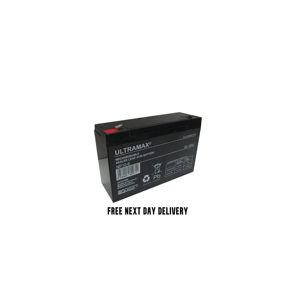 Np106 6V 10Ah As 12Ah Ultra Max Lead Acid Rechargeable Battery 12Ah 6V 90745591