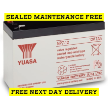 Ritar RT1270 12V 7Ah VRLA Lead Acid Replacement Yuasa Battery