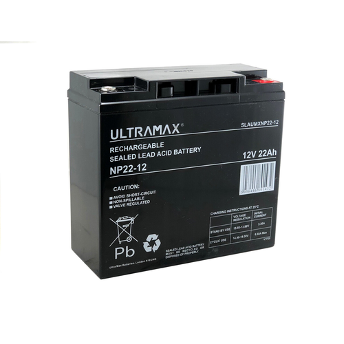 Simplex 12V 22AH Industrial Replacement Ultramax Battery 2