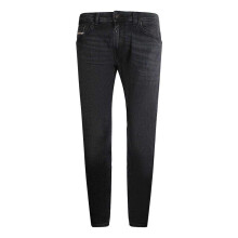 (29R, Black) Diesel Mens Tommer-R Denim Faded Jeans