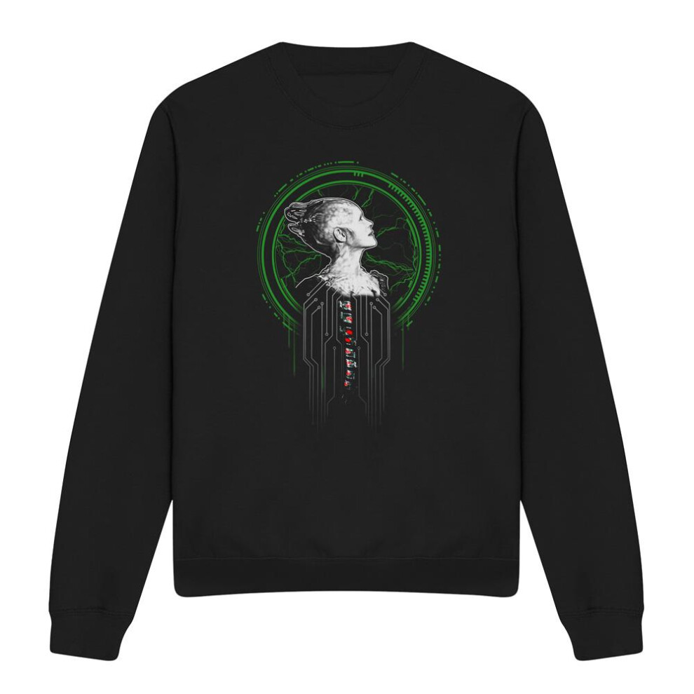 Star Trek (M, ) Unisex Adult Borg Queen Sweatshirt Black