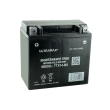 Genuine ULTRAMAX TTX14BS SAME AS YTX14BS Motorbike Motorcycle Battery