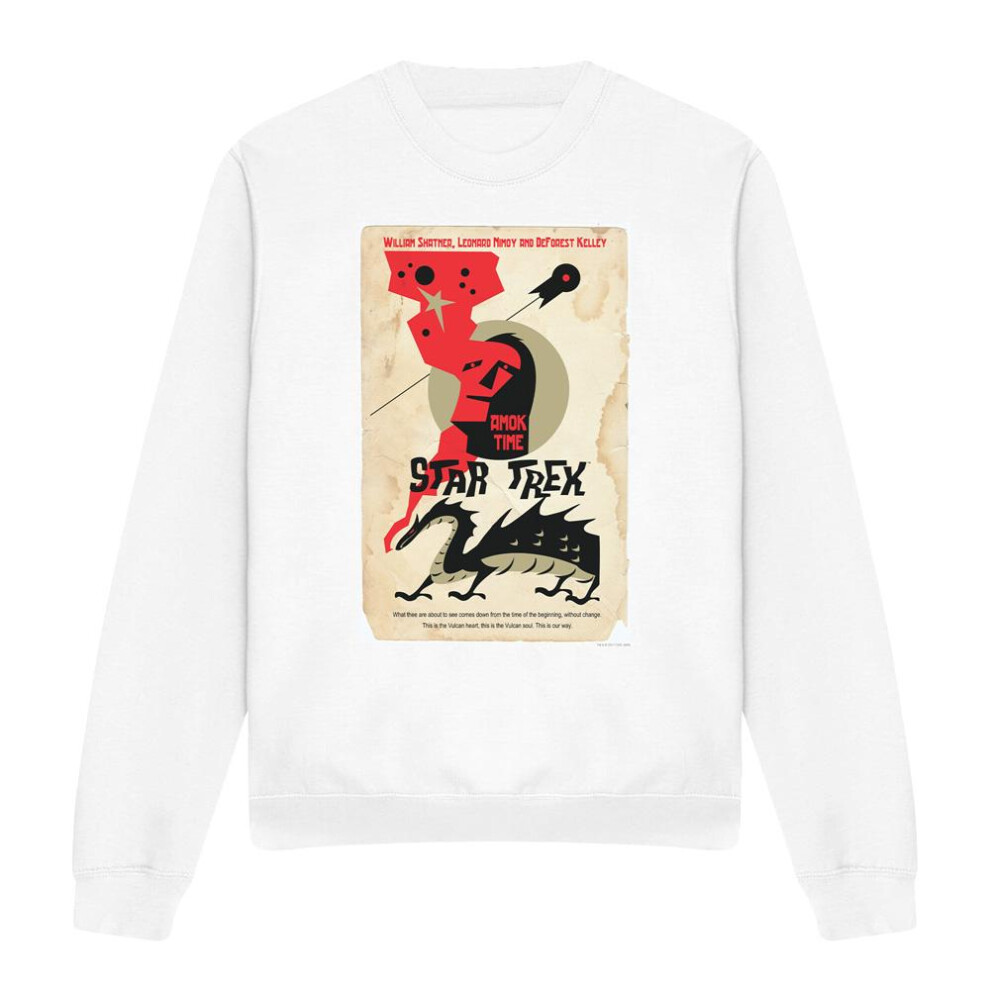 Star Trek (Xxl, ) Unisex Adult The Original Series Episode 30 Sweatshirt White