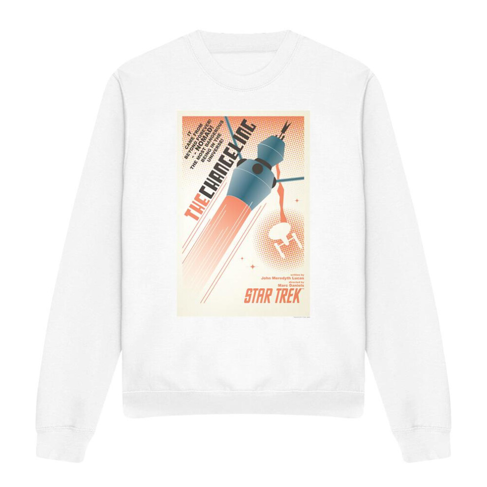 Star Trek (Xxl, ) Unisex Adult The Original Series Episode 32 Sweatshirt White