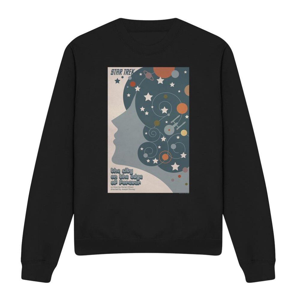Star Trek (Xxl, ) Unisex Adult The Original Series Episode 28 Sweatshirt Black
