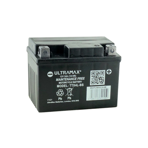GS Battery GT4LBS Powersports Replacement ULTRAMAX TTX4LBS Battery 1