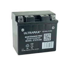 Genuine UltraMax ETZ7S ETZ7SBS 12V 6AH 75 CCA Motorbike Motorcycle Battery