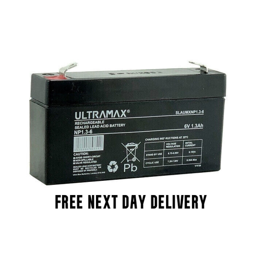 Yuasa 13Ah 6v battery suitable replacement for Response Alarms HW10 WP1A