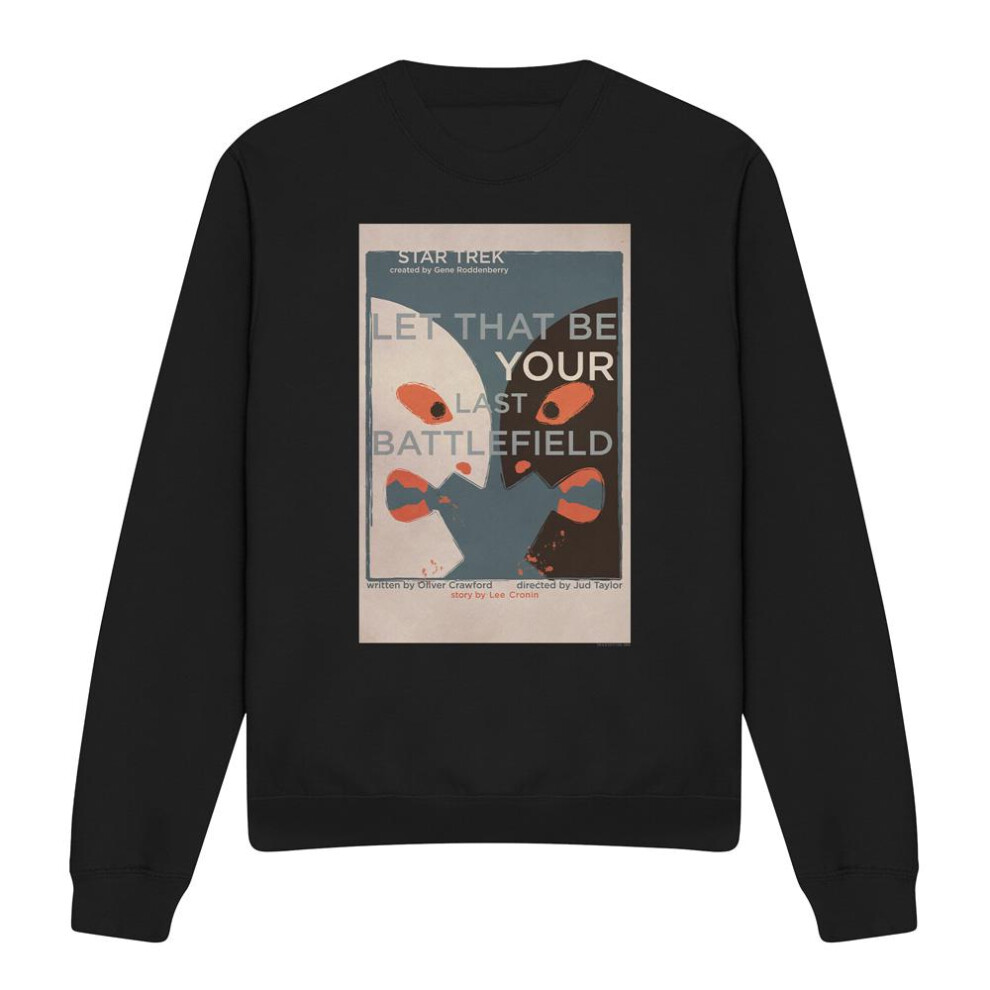 Star Trek (Xxl, ) Unisex Adult The Original Series Episode 70 Sweatshirt Black