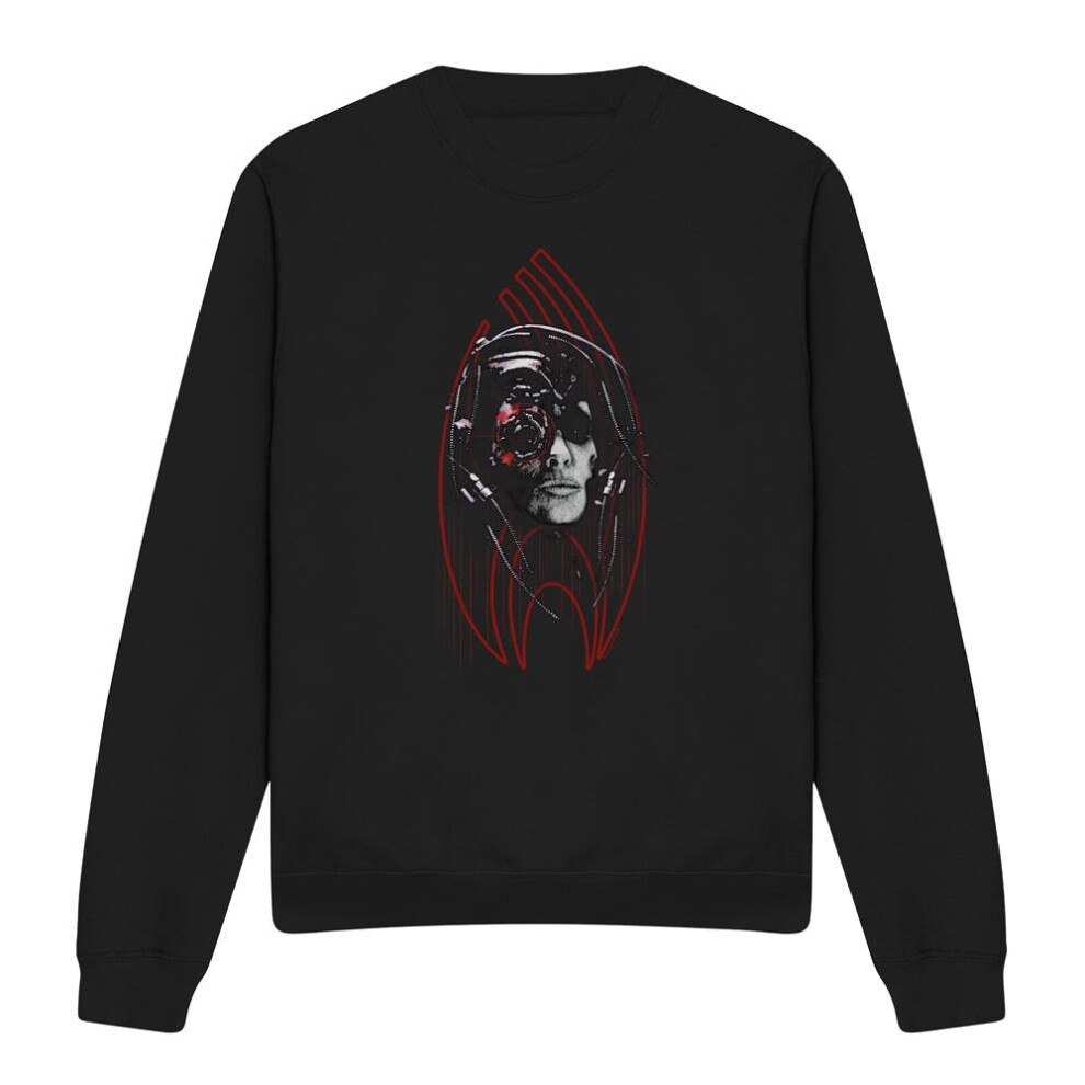 Star Trek (Xxl, ) Unisex Adult Borg Construct Sweatshirt Black
