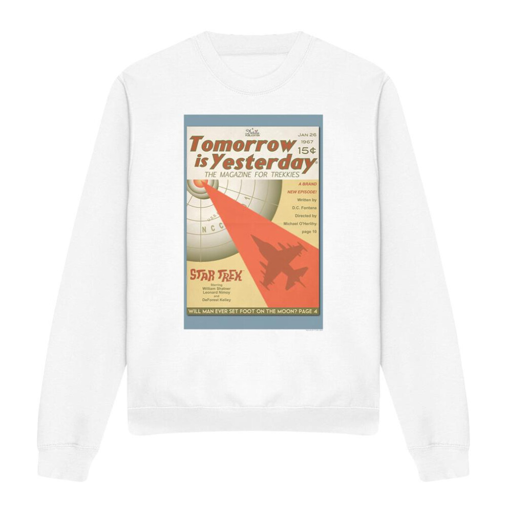 Star Trek (Xxl, ) Unisex Adult The Original Series Episode 19 Sweatshirt White